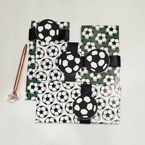 Soccer themed money envelopes