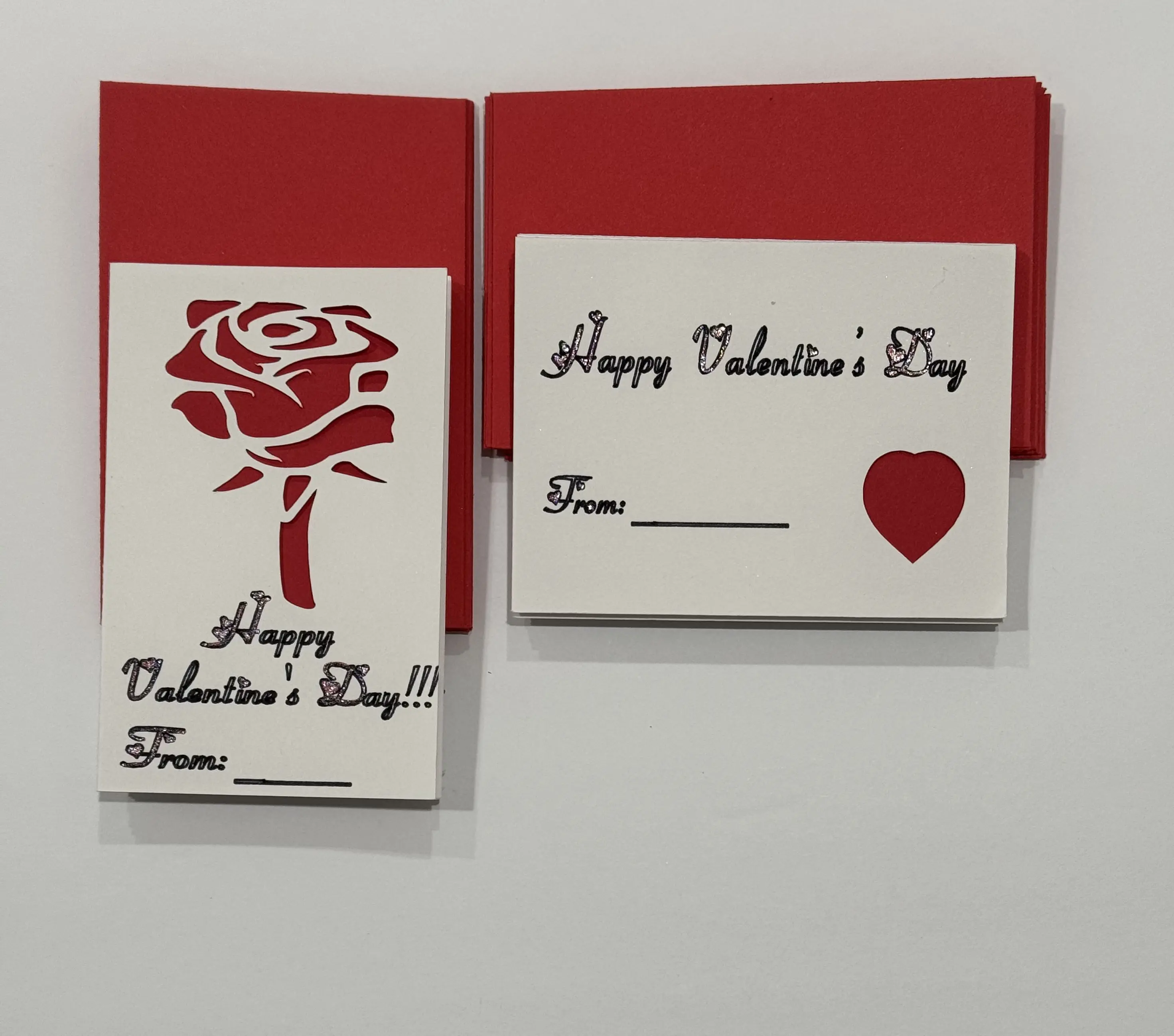 School Kids Valentine Mini Card Set of 10