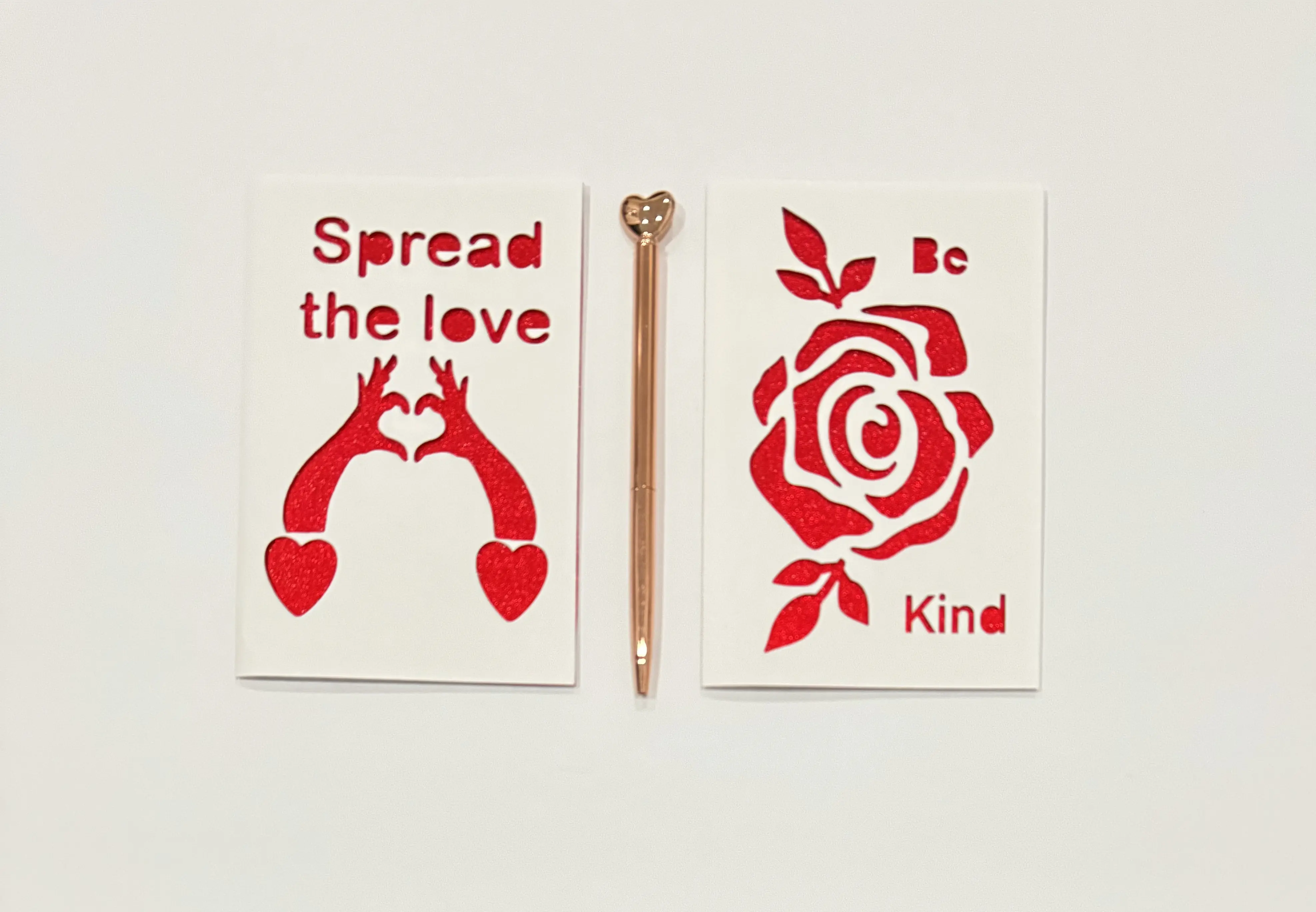 Spread the Love / Be Kind Mini Cards Set of 2
