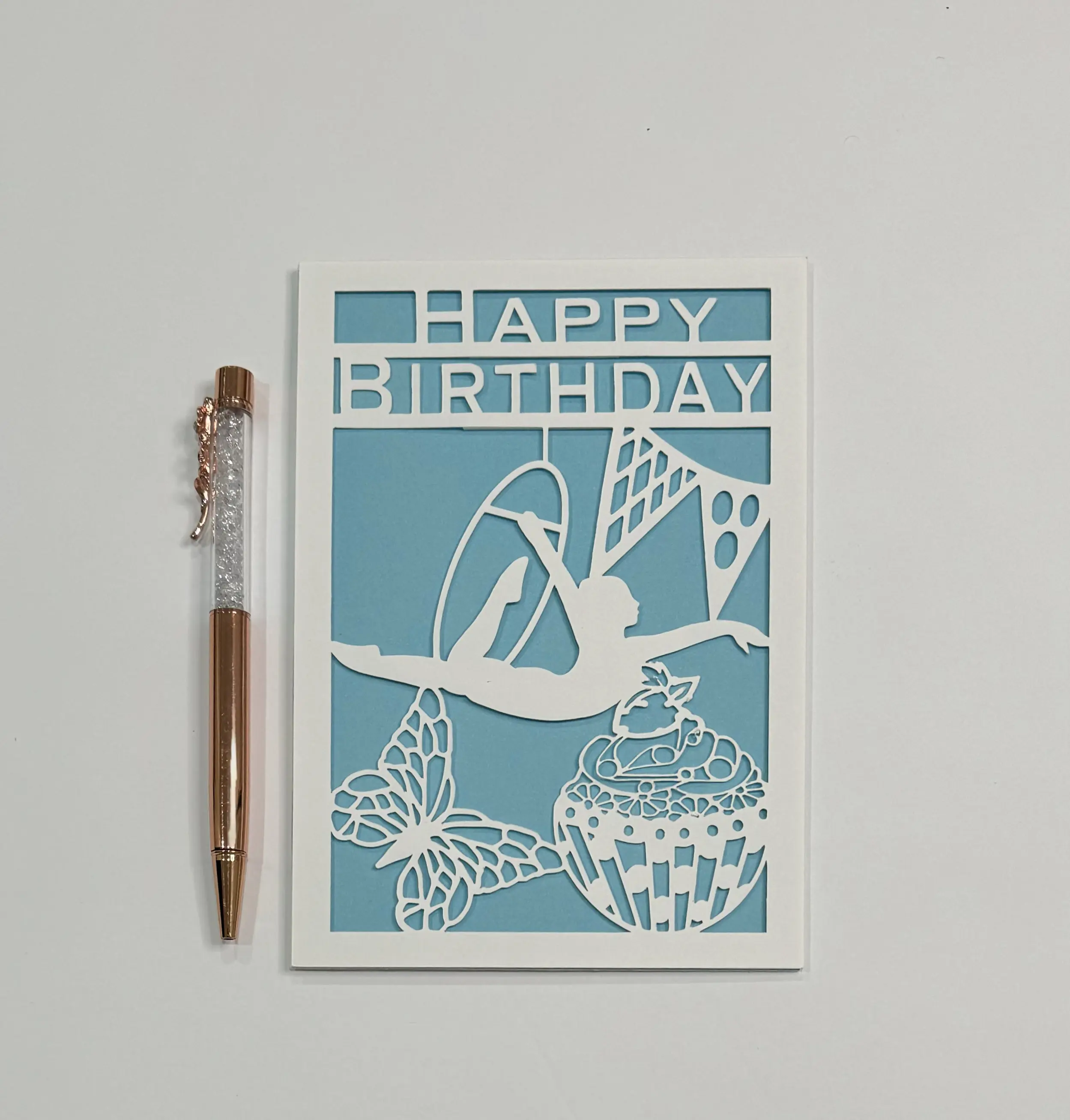 Acrobats Birthday Card