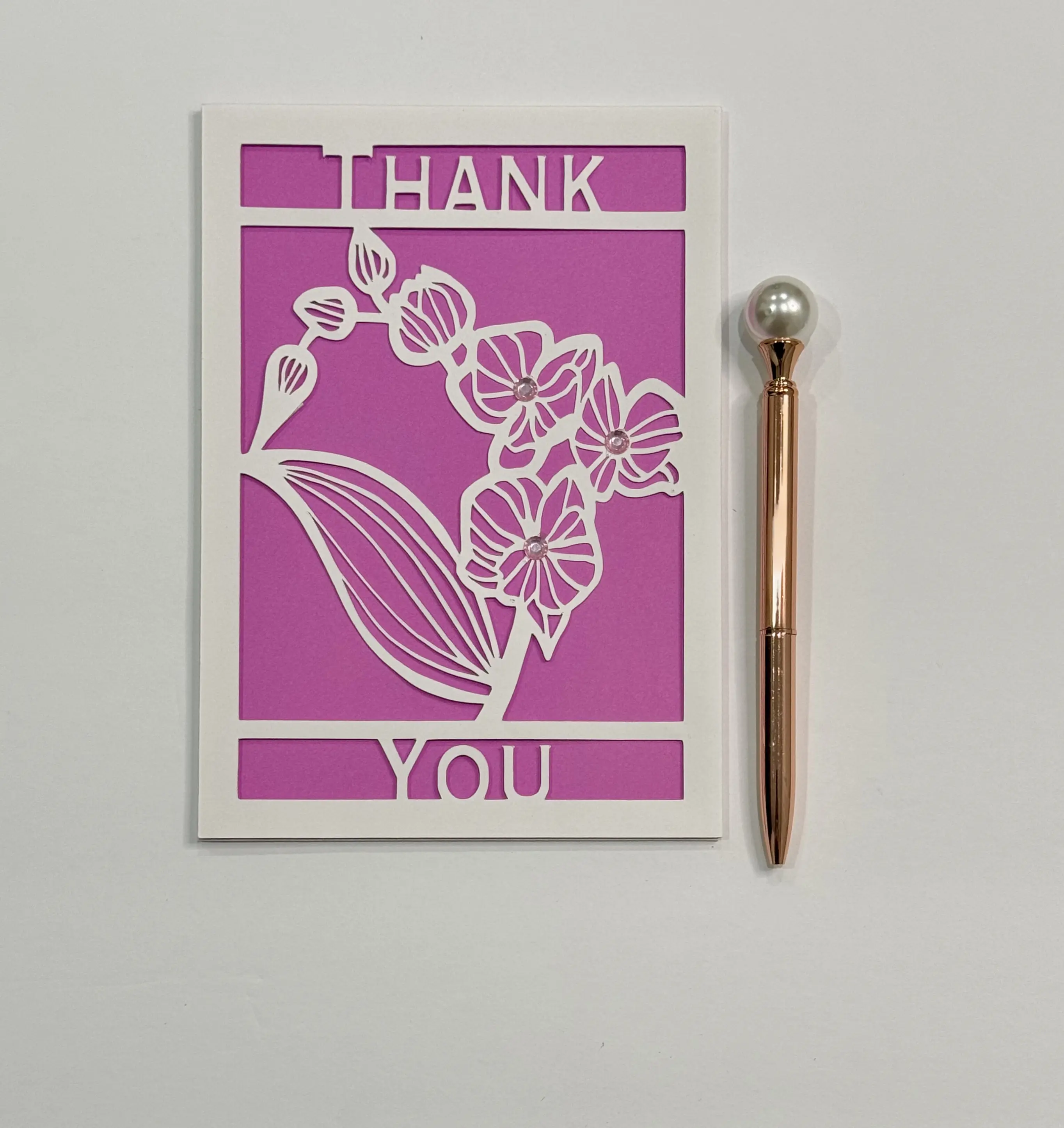 Thank You Floral Card