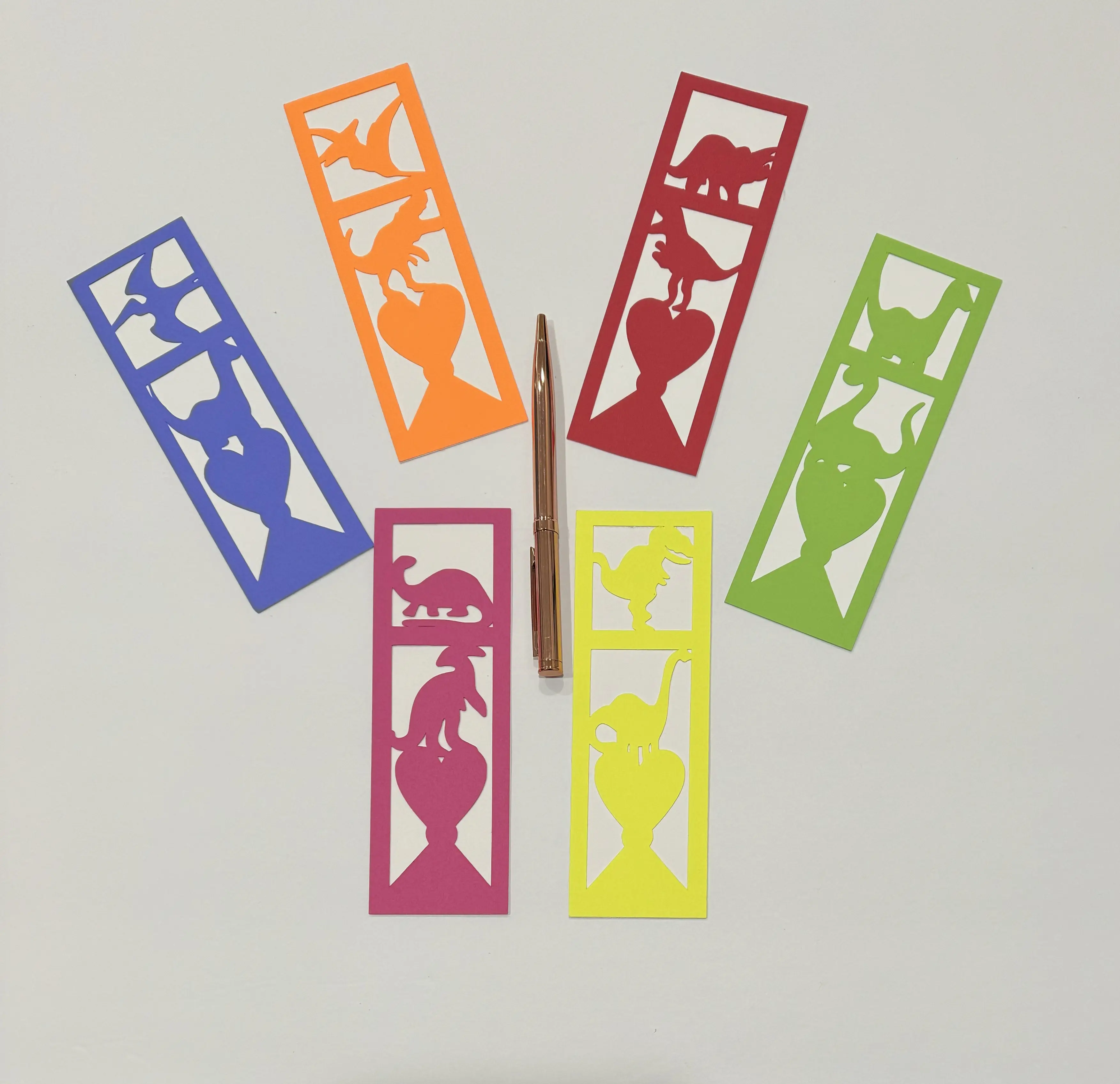 Dinosaur Bookmark Set