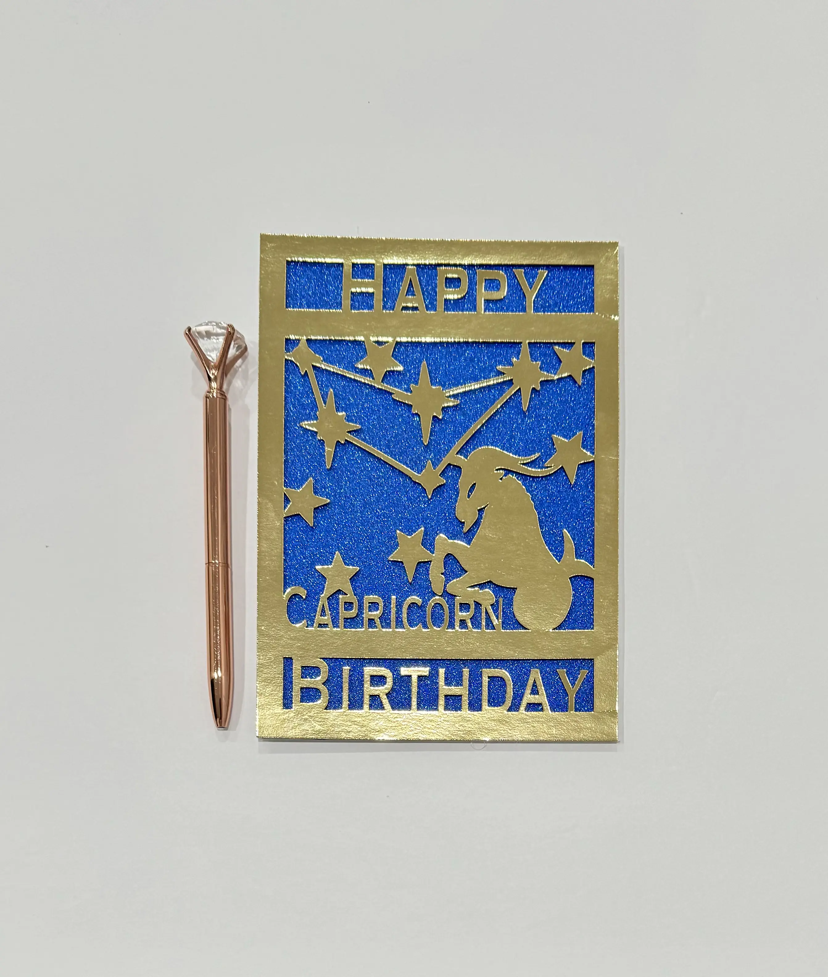 Capricorn Birthday Card