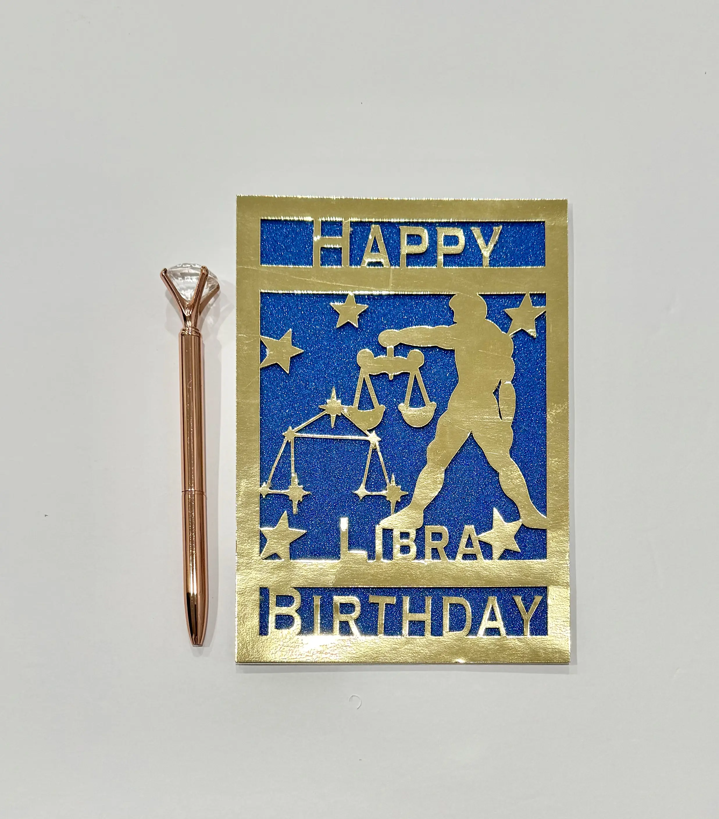 Libra Birthday Card
