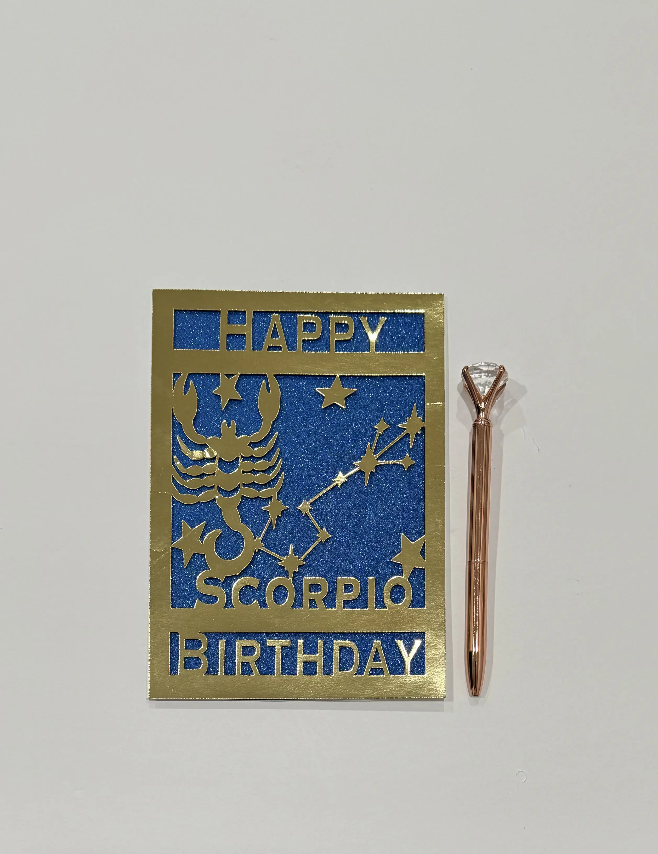 Scorpio Birthday Card