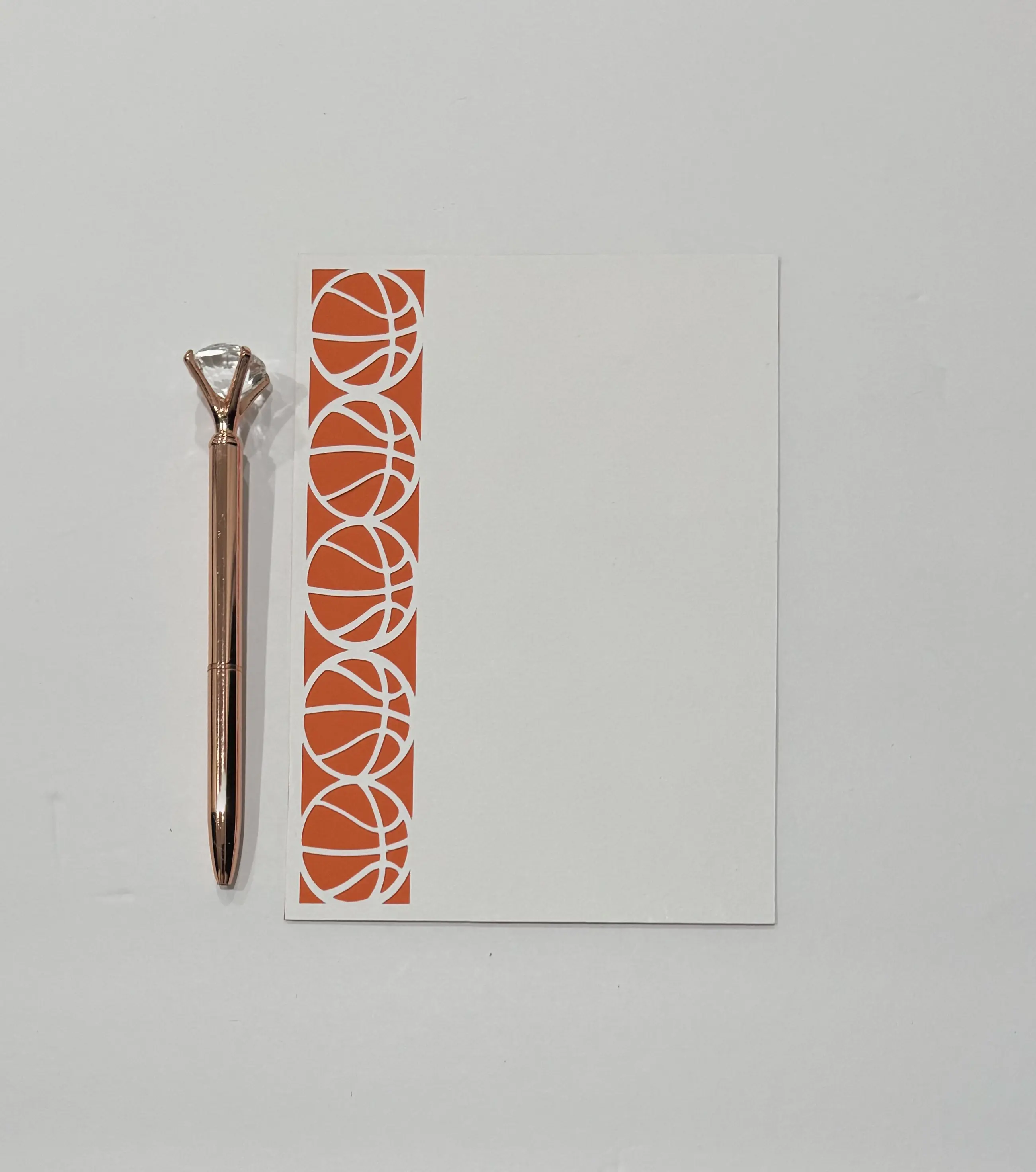 Basketball Notecard