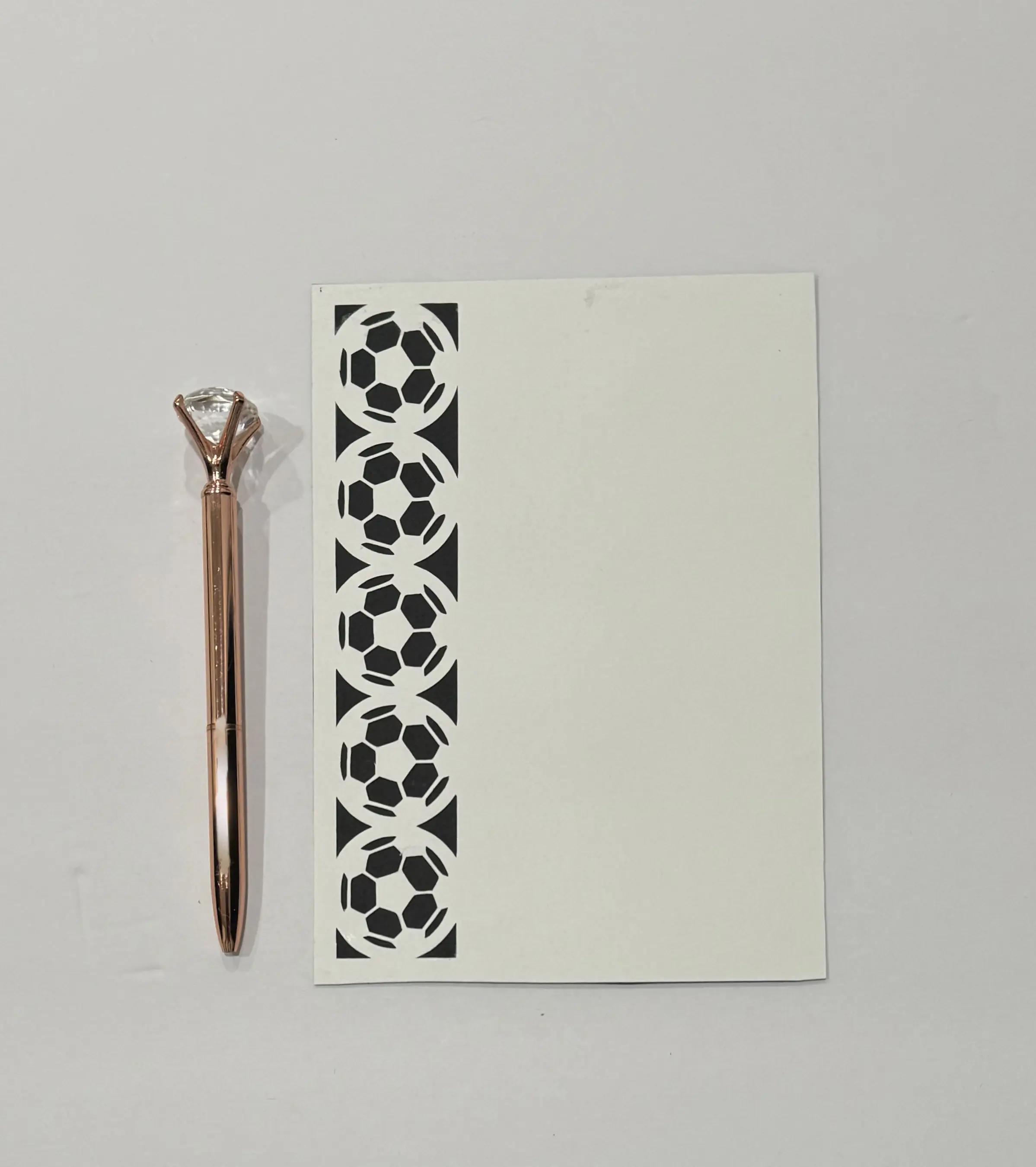 Soccer Notecard