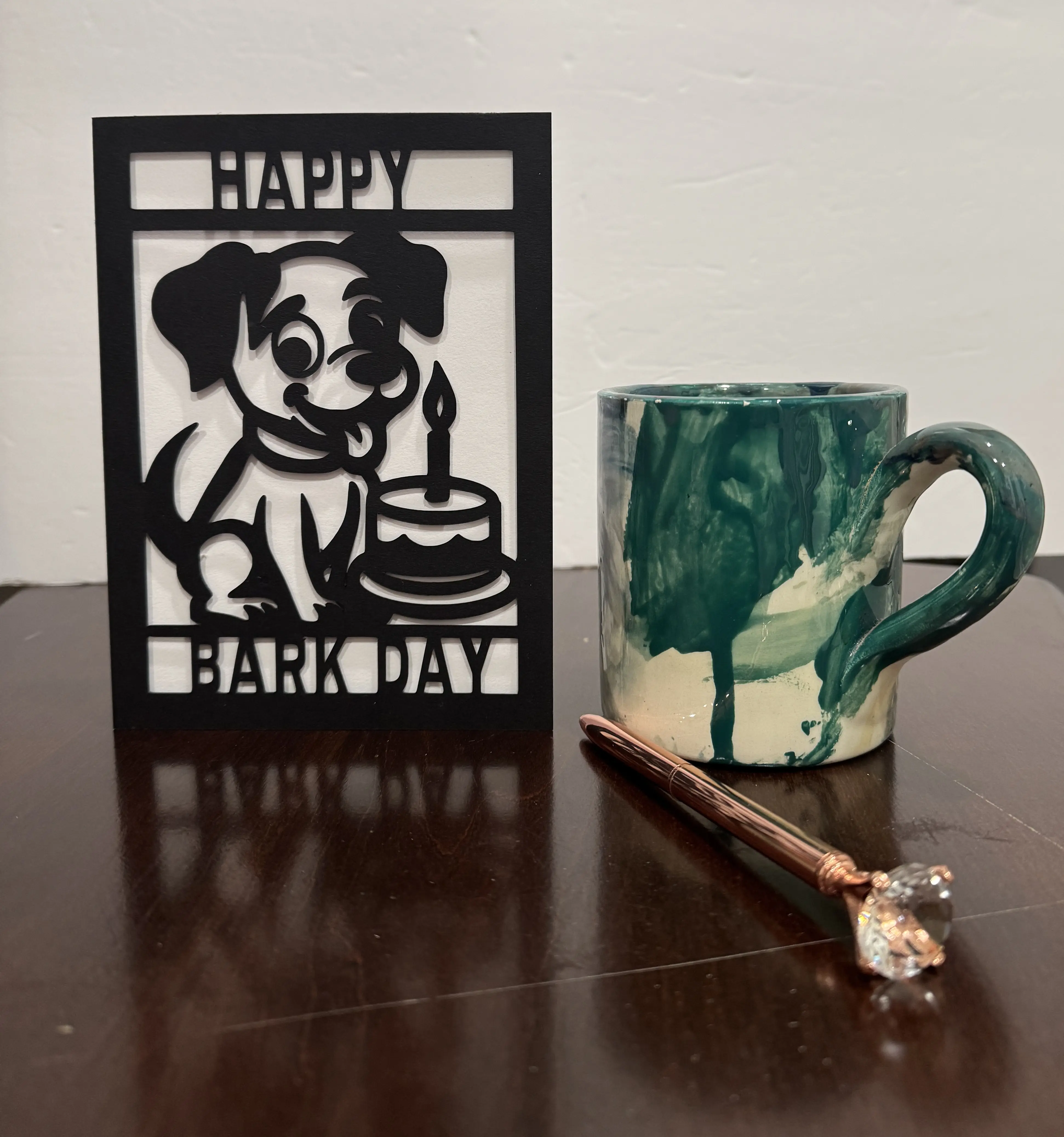 Happy Bark Day Dog Sign