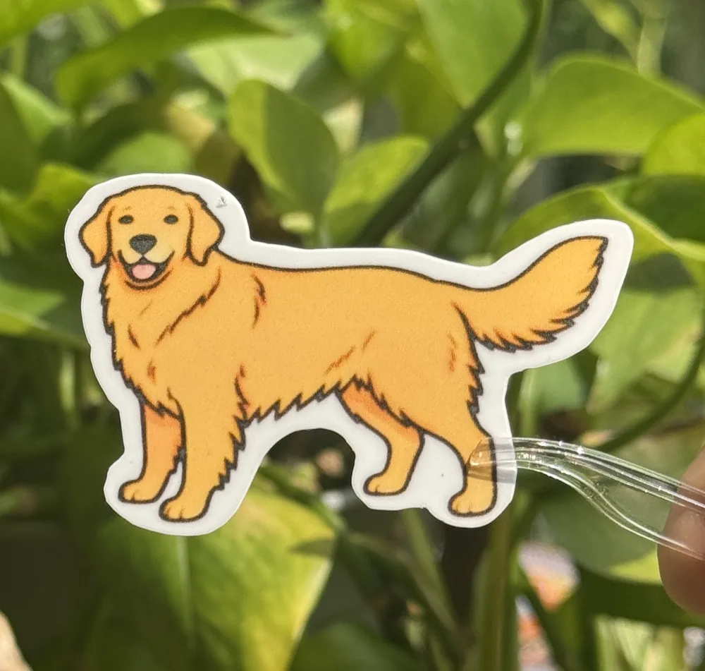 Golden Retriever Die-Cut Sticker