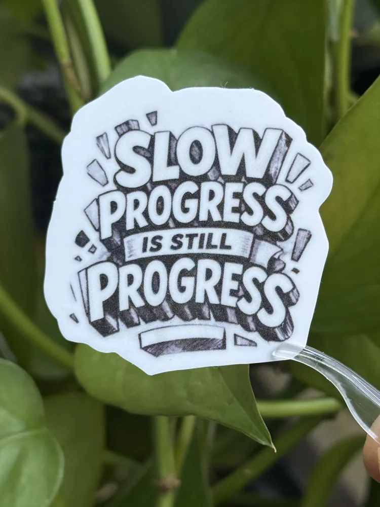 Slow Progress Is Still Progress Sticker