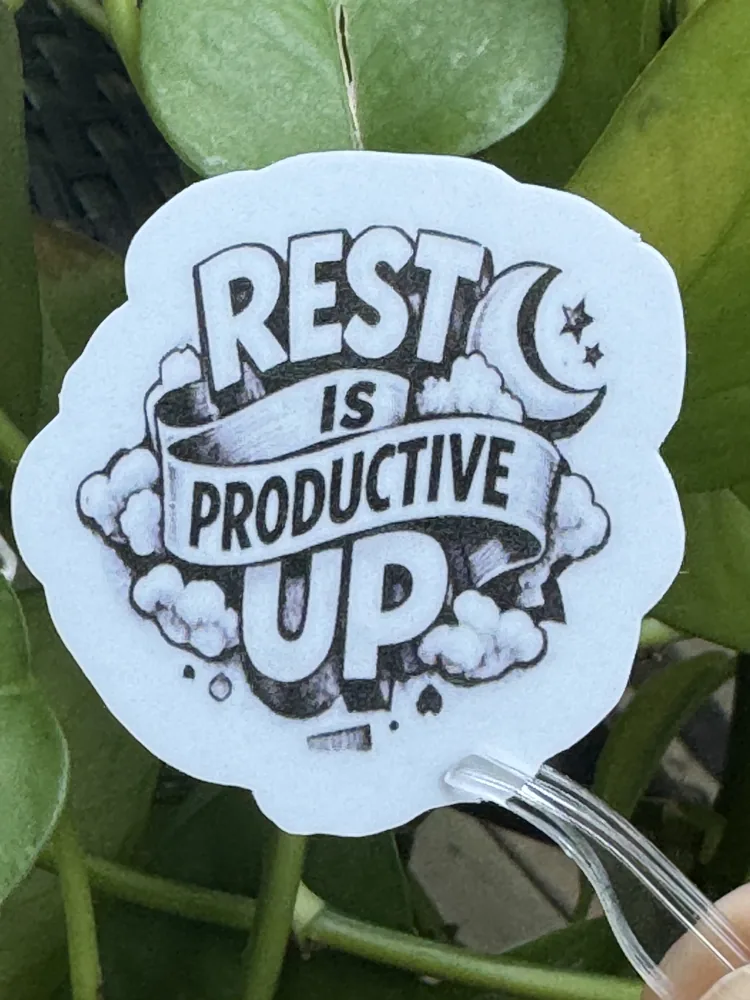 Rest Is Productive Sticker