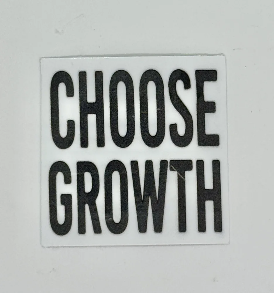 Choose Growth Sticker