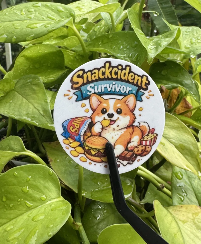 Snackident Survivor Sticker