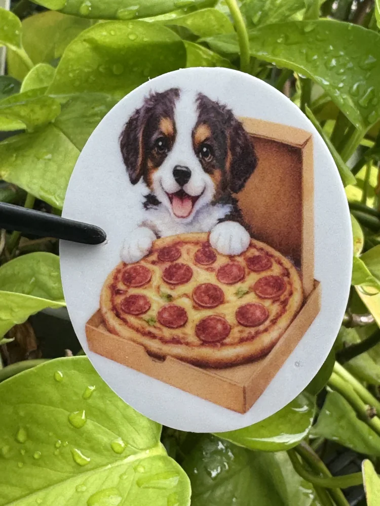 Pizza Pup Sticker